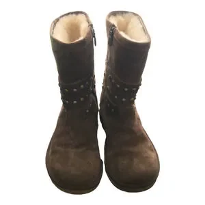 靴 UGG Australia Women's Clovis 3329 UGG Australia Women's Clovis 3329 Zip Studded Shearling